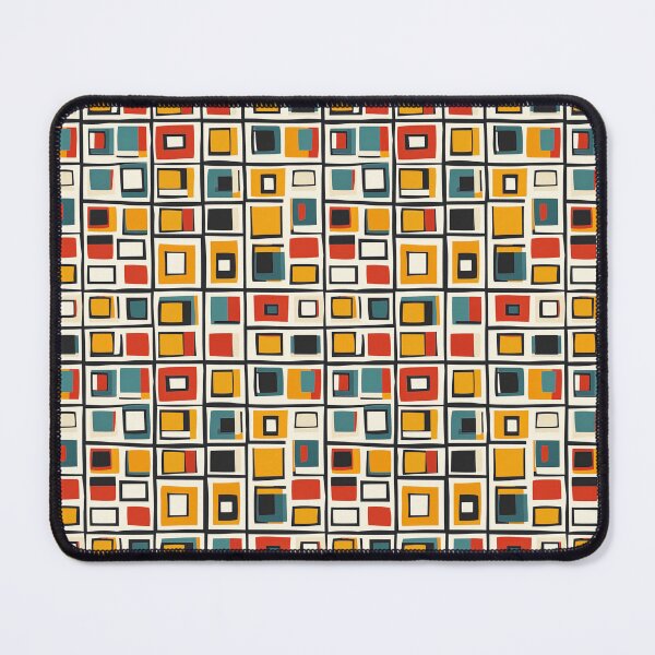 Item preview, Bold Contrast Geometric Grid designed and sold by MidArtForge.