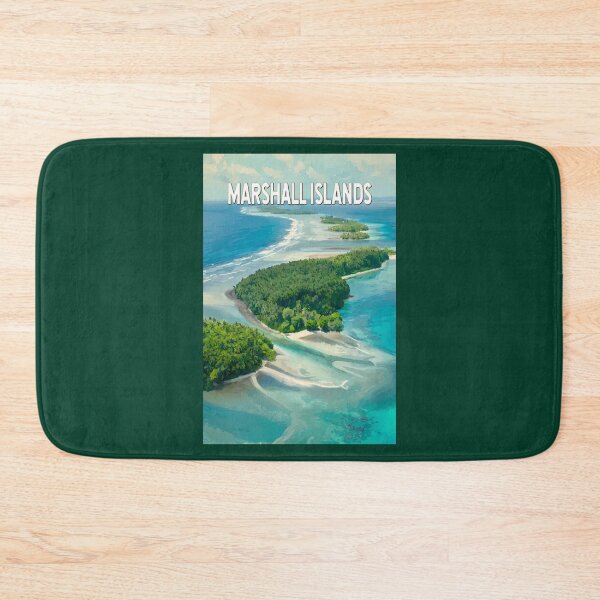 Item preview, Marshall Islands Illustration Travel Art Vintage designed and sold by KrisSidDesigns.