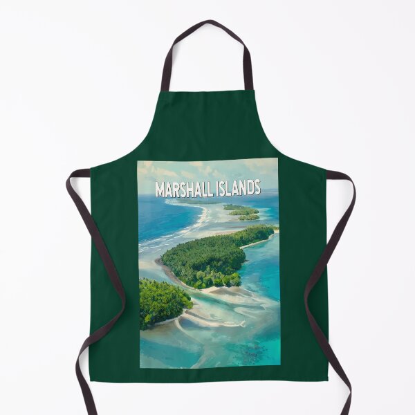 Item preview, Marshall Islands Illustration Travel Art Vintage designed and sold by KrisSidDesigns.