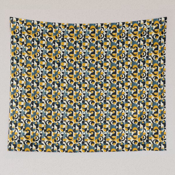 Item preview, Bold Contrast Geometric Grid designed and sold by MidArtForge.