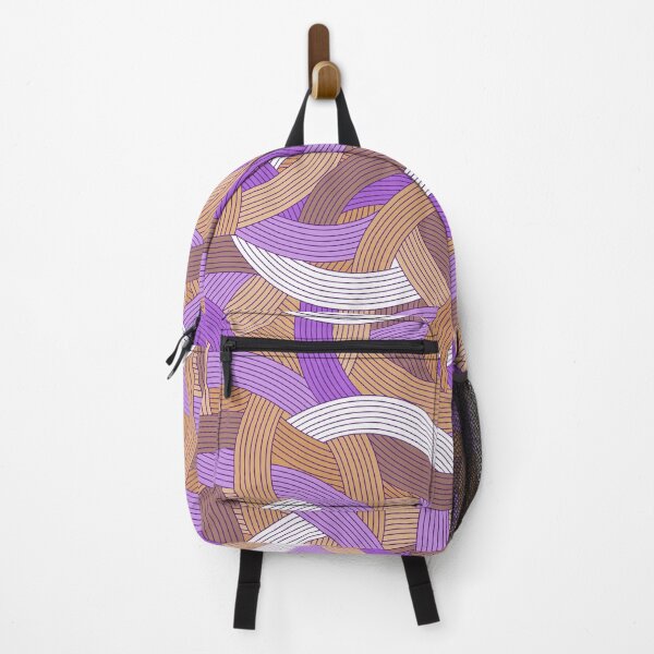 Item preview, Plot Twist-Bright Warm Beige Muted Violet designed and sold by Fabricatemyart.