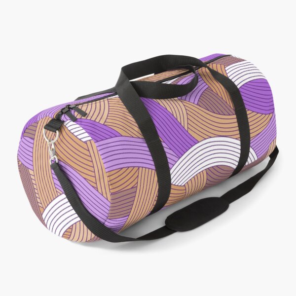 Item preview, Plot Twist-Bright Warm Beige Muted Violet designed and sold by Fabricatemyart.