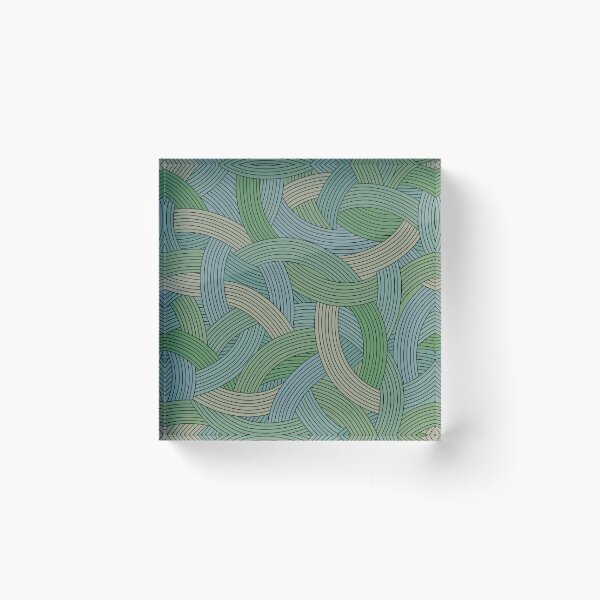Item preview, Plot Twist-Dull Denim & Olive designed and sold by Fabricatemyart.