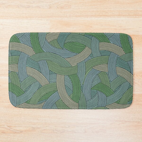 Item preview, Plot Twist-Dull Denim & Olive designed and sold by Fabricatemyart.