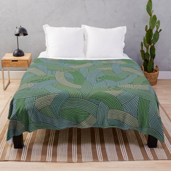 Item preview, Plot Twist-Dull Denim & Olive designed and sold by Fabricatemyart.