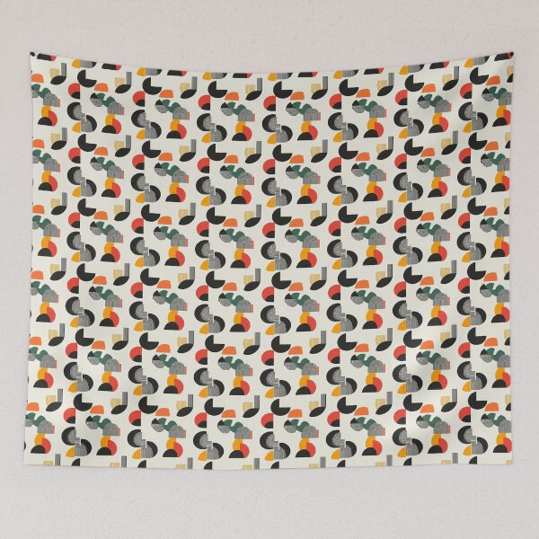 Item preview, Bold Contrast Geometric Grid designed and sold by MidArtForge.