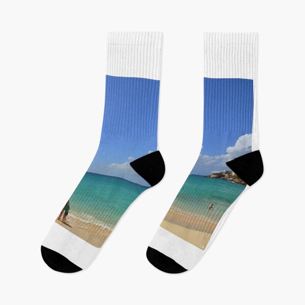 Item preview, Watching For A Plane At Maho Beach designed and sold by LisaWootenPhoto.