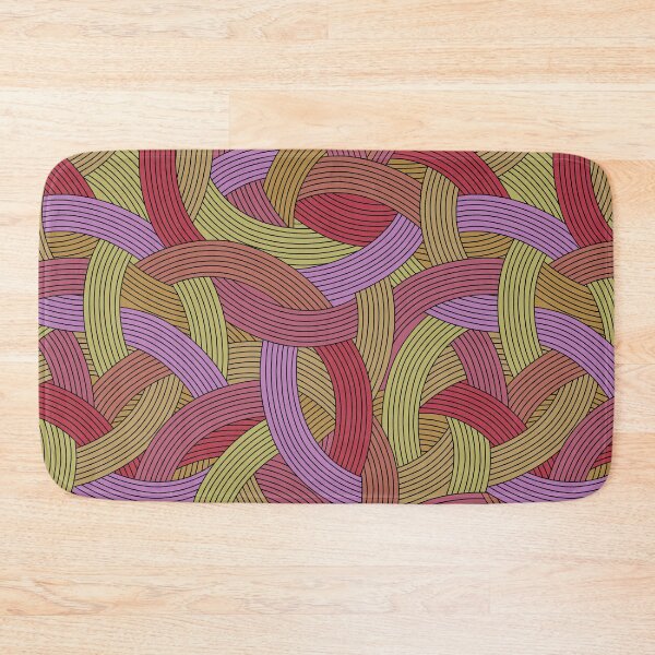 Item preview, Plot Twist-Dull Cherry Red Muave Green designed and sold by Fabricatemyart.