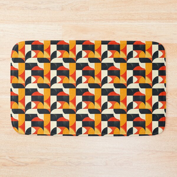 Item preview, Bold Contrast Geometric Grid designed and sold by MidArtForge.