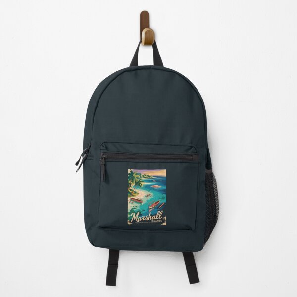 Item preview, Marshall Islands Coast Illustration Travel Art Vintage designed and sold by KrisSidDesigns.