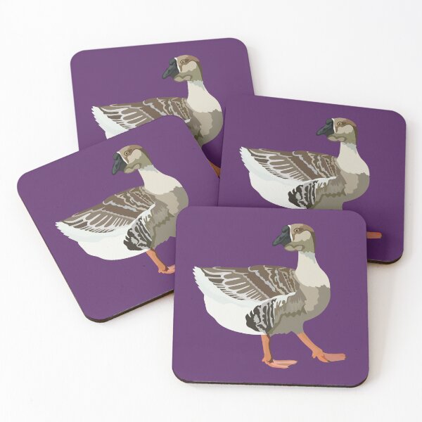 Item preview, S is for Swan Goose, Swan Goose | Bird Lover & Wildlife Art Design designed and sold by PrettylittlepastelUk.