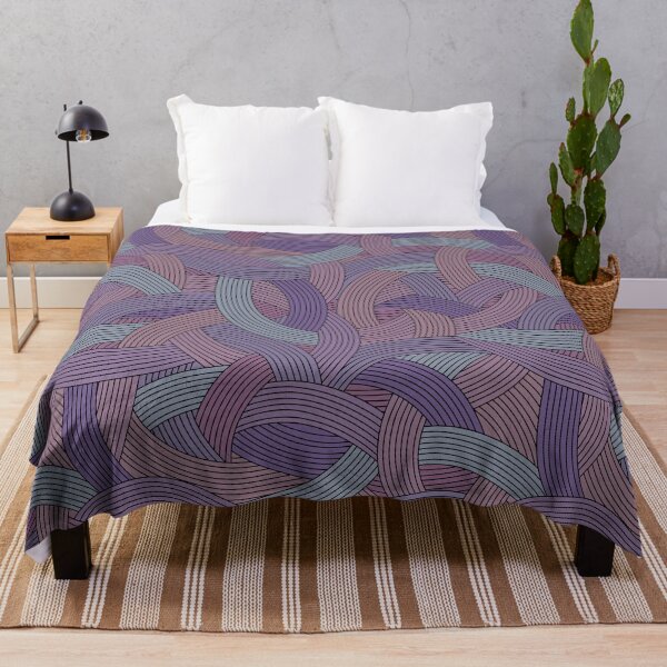 Item preview, Plot Twist-Dull Iris Muted Plum designed and sold by Fabricatemyart.