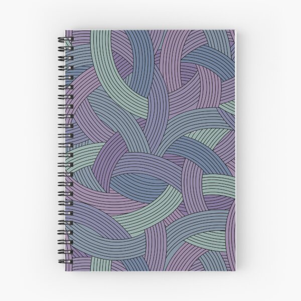 Item preview, Plot Twist-Dull Dusky Blue Gentle Purple designed and sold by Fabricatemyart.