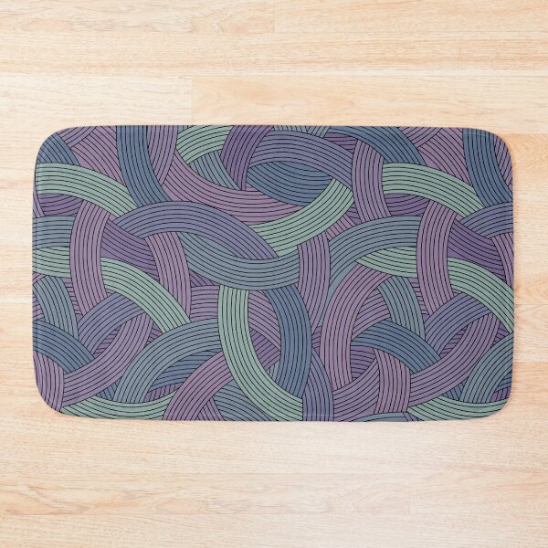 Item preview, Plot Twist-Dull Dusky Blue Gentle Purple designed and sold by Fabricatemyart.