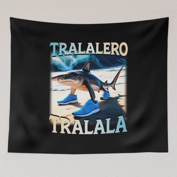 Item preview, Tralalero Tralala Italian Brainrot Meme  designed and sold by cugbandio.