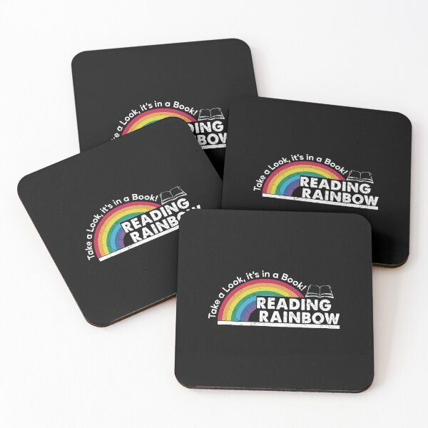 Item preview, Retro Reading Rainbow Inspired Book Lover Quote designed and sold by khdmalakarak.