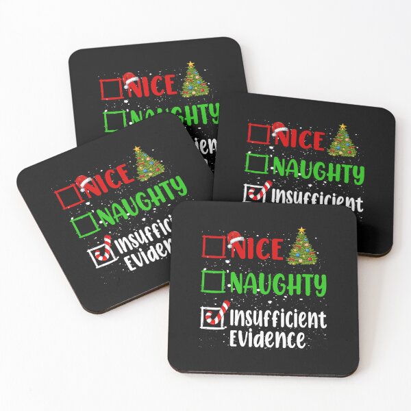 Item preview, Funny Christmas Checklist Nice Naughty Evidence designed and sold by khdmalakarak.