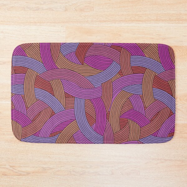 Item preview, Plot Twist-Dull Monochrome Hippie Pink Moderate Magenta designed and sold by Fabricatemyart.
