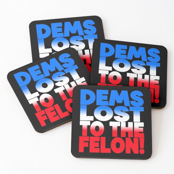 Item preview, DEMS LOST TO THE FELON! (B-W-R) ©2025 FELON WON – 7454 Train Co designed and sold by 7454TrainCo.
