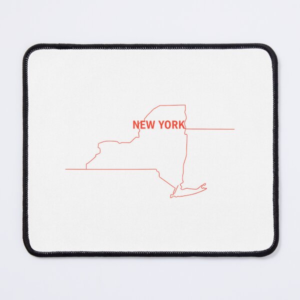 Item preview, New York State Outline Typography – Minimalist Empire State designed and sold by Paper Drip.