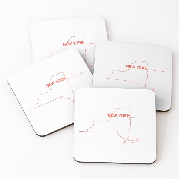 Item preview, New York State Outline Typography – Minimalist Empire State designed and sold by Paper Drip.