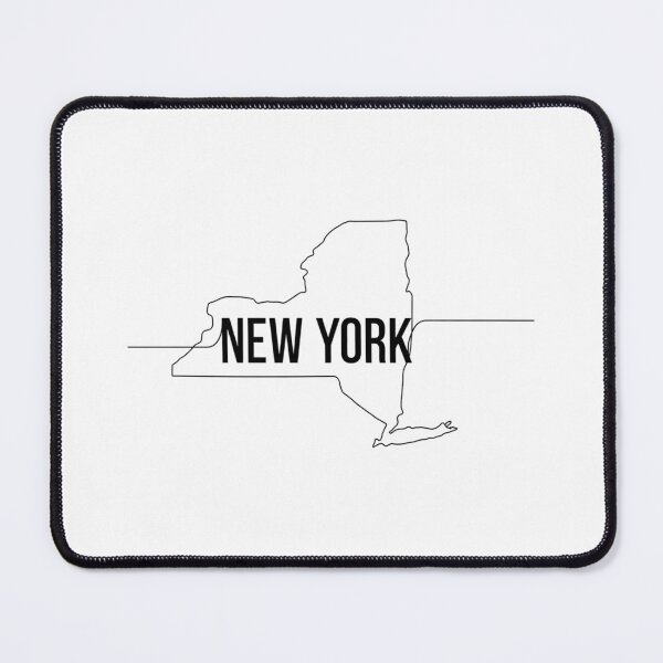 Item preview, New York State Outline Typography – Minimalist Empire State designed and sold by Paper Drip.