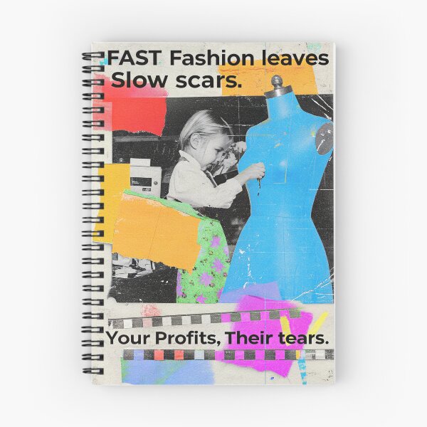 Item preview, Slow Scars: Fast Fashion and Child Labor designed and sold by Raw-Ink.