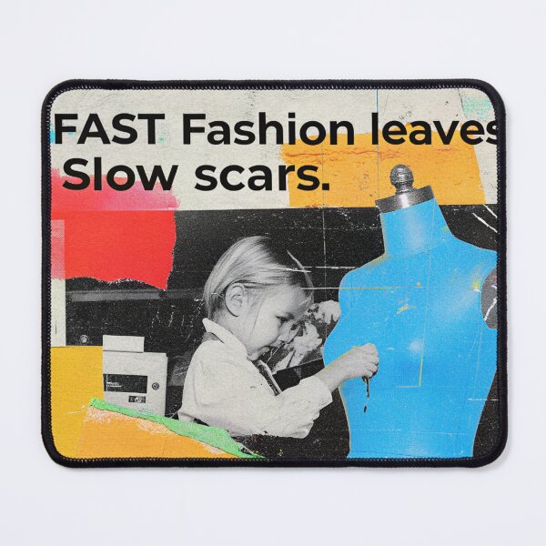 Item preview, Slow Scars: Fast Fashion and Child Labor designed and sold by Raw-Ink.