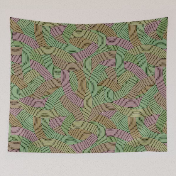 Item preview,  Plot Twist-Dull Taupe Sand Light Brown designed and sold by Fabricatemyart.