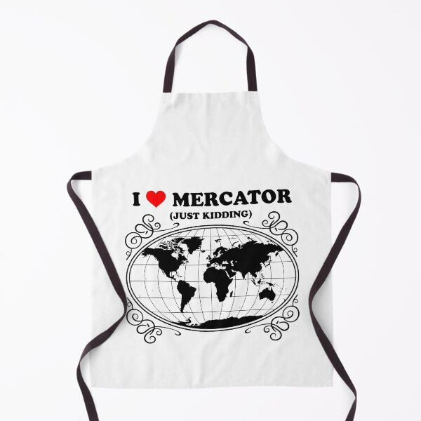 Item preview, I Love Mercator Minimalist Heart Design designed and sold by SpatialPost.