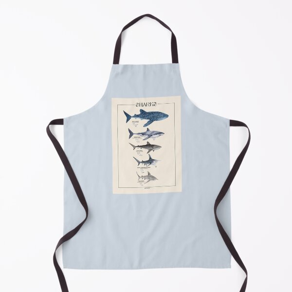 Item preview, SHARKS LENGTH, NAMES AND TEETH-line beige designed and sold by BEATRIZ ABAITUA.
