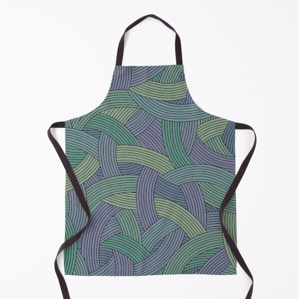 Item preview, Plot Twist-Dull Muted Cyan Dusty Purple designed and sold by Fabricatemyart.