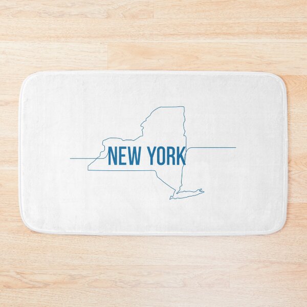 Item preview, New York State Outline Typography – Minimalist Empire State designed and sold by Paper Drip.
