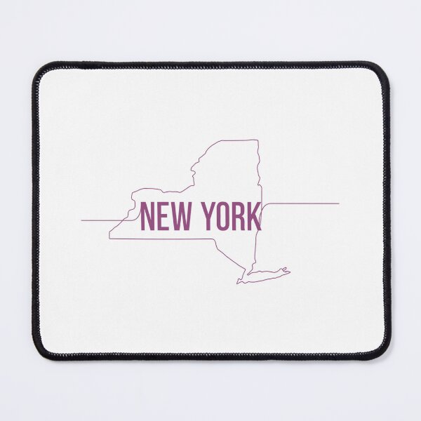 Item preview, New York State Outline Typography – Minimalist Empire State designed and sold by Paper Drip.