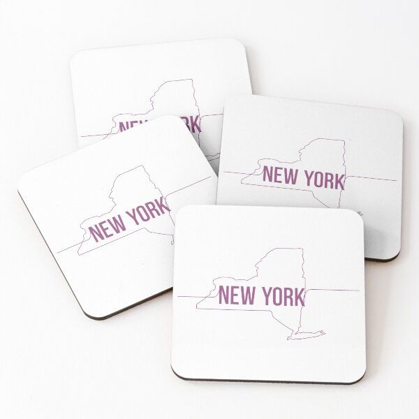 Item preview, New York State Outline Typography – Minimalist Empire State designed and sold by Paper Drip.