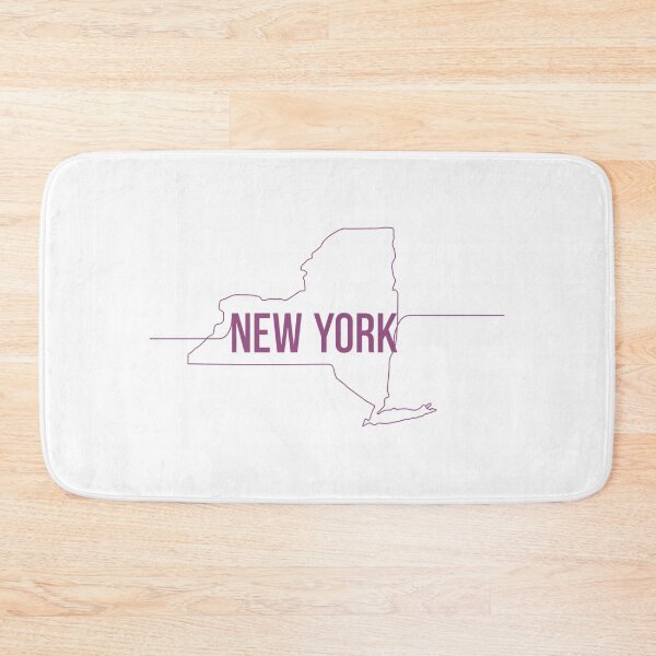 Item preview, New York State Outline Typography – Minimalist Empire State designed and sold by Paper Drip.