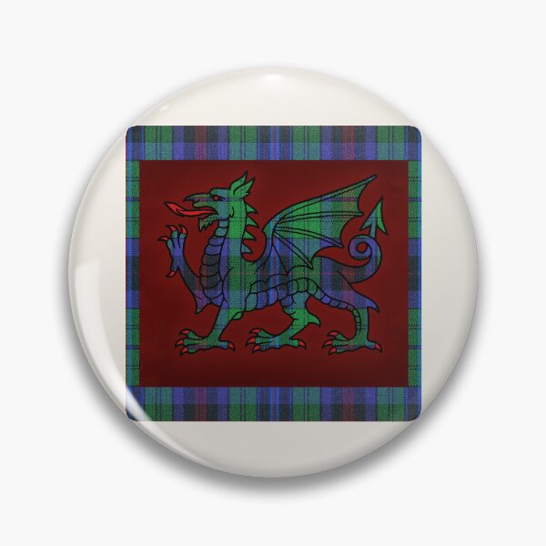 Item preview, Philips Welsh Tartan – The Noble Spirit of Cymru & y Ddraig Goch - the red dragon designed and sold by WheelieGdArt.