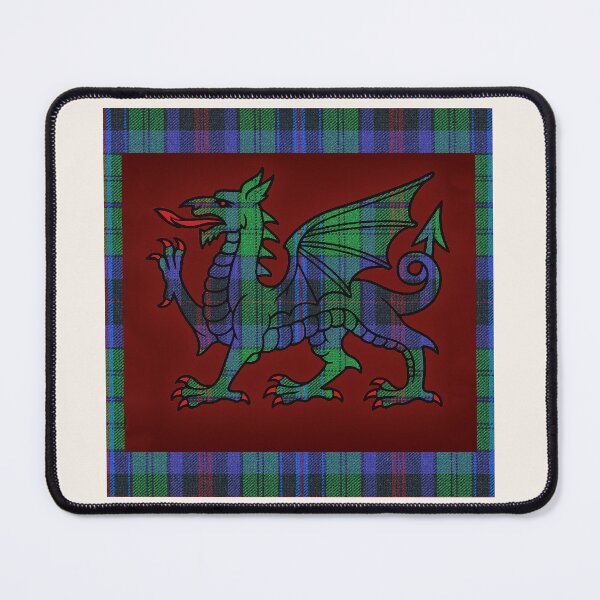 Item preview, Philips Welsh Tartan – The Noble Spirit of Cymru & y Ddraig Goch - the red dragon designed and sold by WheelieGdArt.