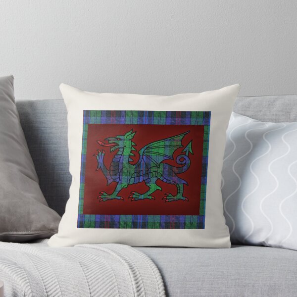 Item preview, Philips Welsh Tartan – The Noble Spirit of Cymru & y Ddraig Goch - the red dragon designed and sold by WheelieGdArt.