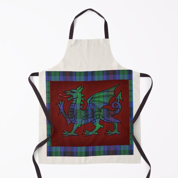 Item preview, Philips Welsh Tartan – The Noble Spirit of Cymru & y Ddraig Goch - the red dragon designed and sold by WheelieGdArt.