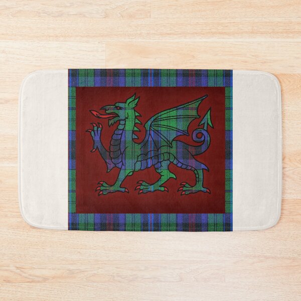 Item preview, Philips Welsh Tartan – The Noble Spirit of Cymru & y Ddraig Goch - the red dragon designed and sold by WheelieGdArt.