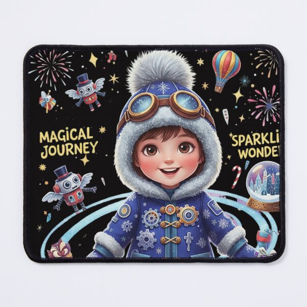 Item preview, Child's Magical Winter Dreamland Poster designed and sold by newvisionart191.