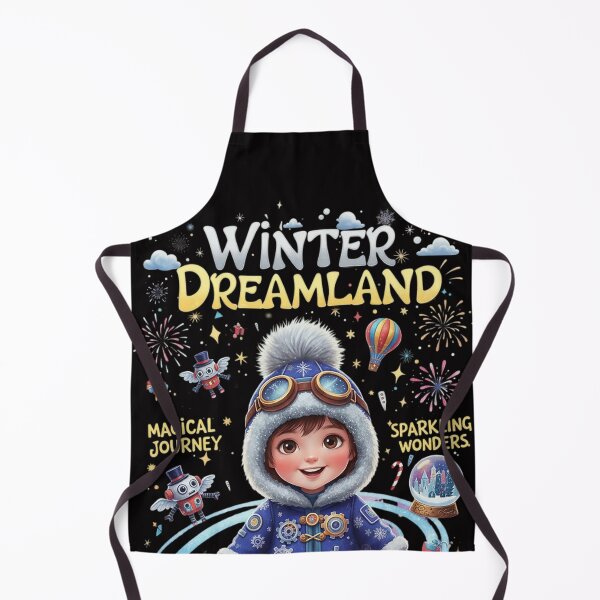 Item preview, Child's Magical Winter Dreamland Poster designed and sold by newvisionart191.