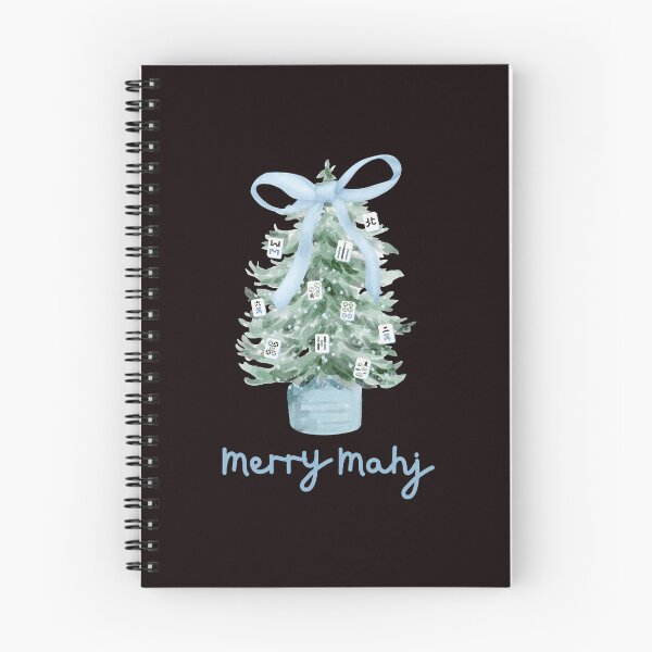 Item preview, Mahjong Christmas Tree Merry Tile Lover Holiday designed and sold by ImeldaSparks.