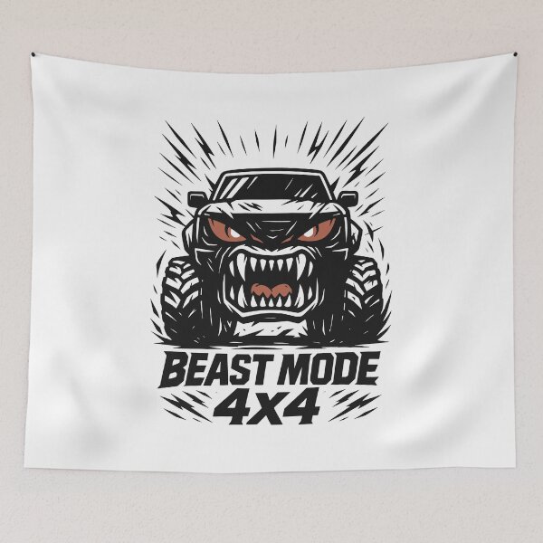 Item preview, Beast Mode 4x4 Monster Truck designed and sold by SnappyPNG.