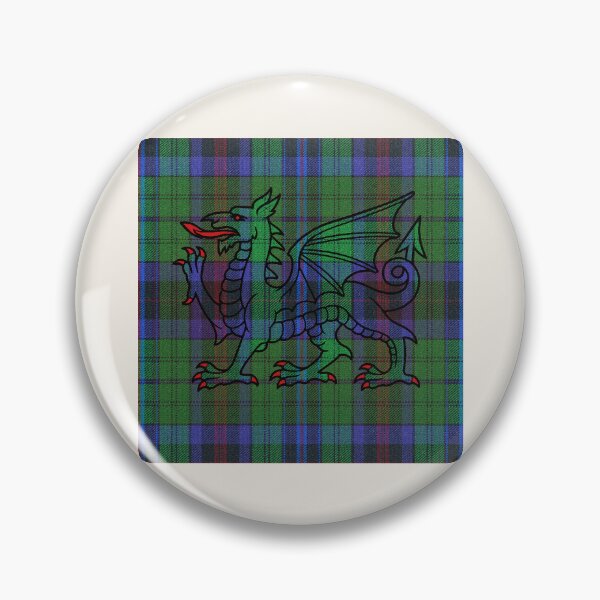 Item preview, Philips Welsh Tartan – The Noble Spirit of Cymru & y Ddraig Goch - the red dragon v2 designed and sold by WheelieGdArt.