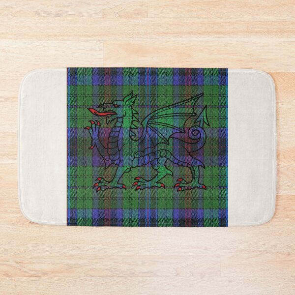 Item preview, Philips Welsh Tartan – The Noble Spirit of Cymru & y Ddraig Goch - the red dragon v2 designed and sold by WheelieGdArt.