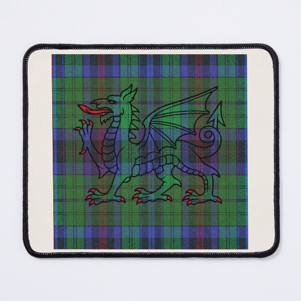 Item preview, Philips Welsh Tartan – The Noble Spirit of Cymru & y Ddraig Goch - the red dragon v2 designed and sold by WheelieGdArt.