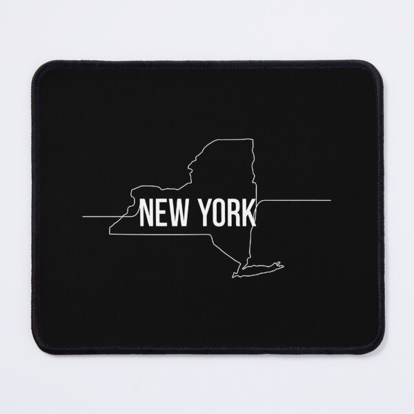 Item preview, New York State Outline Typography – Minimalist Empire State designed and sold by Paper Drip.