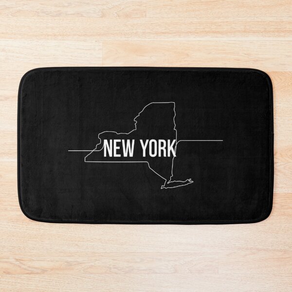 Item preview, New York State Outline Typography – Minimalist Empire State designed and sold by Paper Drip.
